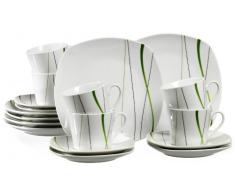 Ritzenhoff & Breker Kaffeeservice Grace, 18-teilig, Porzellangeschirr