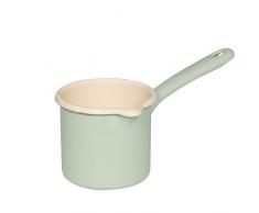 Riess - Schnabeltopf mit Stiel - Milchtopf - Emaille - Nilgrün/Grün - Ø 10cm - 0.75 Liter
