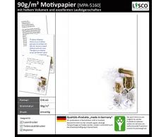 Motivpapier Briefpapier (Gastronomie-5160, DIN A4, 25 Blatt) - Gläser Sekt Champagner
