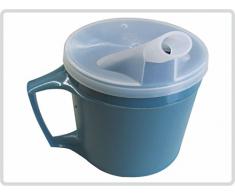 Thermo-Trinkbecher Schnabelbecher Krankentasse Schnabeltasse mit Griff und abnehmbaren Trinkaufsatz *Top-Qualität zum Top-Preis*