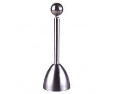 Voyage Eierköpfer und Eieröffner, Edelstahl, Silber