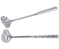 Saucengießlöffel, Serie ERGONOM, aus Edelstahl 18/0, ergonomisch profilierter Griff aus Edelstahl 18/10, fugenlos | ERK