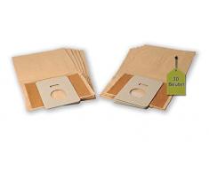 eVendix Staubsaugerbeutel passend für GoldStar Turbo 4000, 30 Staubbeutel + 6 Mikro-Filter, kompatibel mit Swirl H28