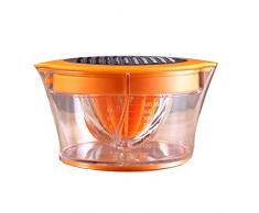 unknow Manuelles Entsafter Zitronenpressen, Citrus Lemon Hand Entsafter Orange Kalk Press Mit Sieb Einbau-Messbecher Und Grater Anti-Rutsch-Reibahle Extraction-Ei-Separator