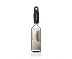 Microplane Profi Gemüsehobel Edelstahl Schwarz aus der Gourmet Serie für Kartoffel, Karotte, Gurke, Zucchini und Rote Beete