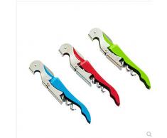 ZY Korkenzieher Flaschenöffner 3Er-Set, Edelstahl DREI-In-One-Wein-Öffner, Kellner-Korkenzieher Und Folienschneider Für Sommeliers, Kellner Und Barmixer