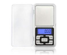 Bihood Küchenwaage Schmuckwaage Küchenwaage Digitalgewicht Küchenwaage 0.1G Präzision