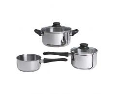 Ikea Kochgeschirr, Edelstahl, 5-teilig