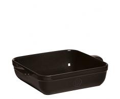 Emile Henry EH792040 Gratinform Quadratisch, Poivre