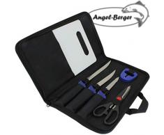 Angel-Berger Filetiermesser Set Messer Set Angelmesser Messerschäfer Anglermesser