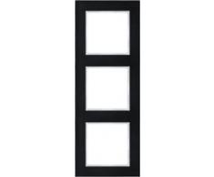 Jung Rahmen Glas 3fach Serie A Creation schwarz, 1 Stück, AC 583 GL SW