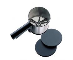 Kaiser La Forme Plus Einhand Zucker-/ Mehlsieb 11 cm, Einhand-Mehlsieb mit 2 Kunststoffdeckel, Edelstahl, Handsieb für Mehl und Zucker