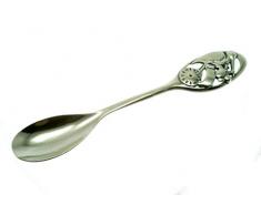 Löffel aus 925 Sterling Silber (oxidiert) Patengeschenk Geburt Taufe Kinder