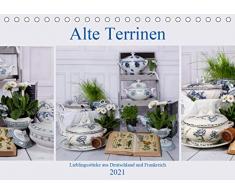 Alte Terrinen Lieblingsstücke aus Deutschland und Frankreich (Tischkalender 2021 DIN A5 quer)