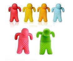 HelpCuisine® 6er set Mr. Tee teesieb teeei teefilter tea infuser teekugel, teefilter.