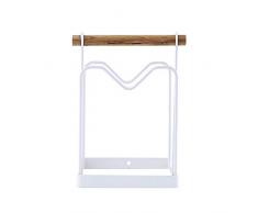 NoNo Betty Standing Pan Pot Deckel Veranstalter Halter Kochtopf Rack-Pot Pan Deckel Utensil Organizer Rack Zoll Handtuchhalter Küchenschienen Racks
