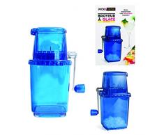 Saveur et Dégustation kv7141 Eiscrusher, Edelstahl blau 11,7 x 15,5 x 23,5 cm