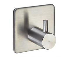 4 Stk. selbstklebende Handtuchhaken PANDORA, Max. 8 Kg, ohne Bohren, Edelstahl rostfrei, für Küche & Bad Bademantelhaken Haken Wandhaken Handtuchhalter Kleiderhaken von SO-TECH®