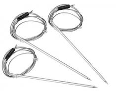 3x mumbi Ersatzsonde für BBQ Funk Grill Braten Thermometer
