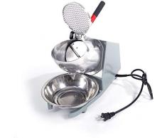 SMLCTY Ice Shaver Maschine Smoothies Ice Crusher Schnee-Kegel-Maschine Edelstahl Rasieren EIS 143bs pro Stunde einzelnes Blatt for Heim und Commerical Verwenden (Size : Dual Blades)