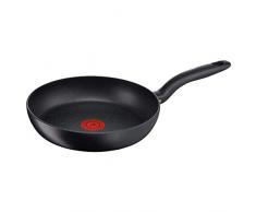 Tefal C69506 Hard Titanium Plus Pfanne, 28cm, antihaftbeschichtet, Aluminium, schwarz
