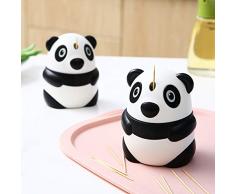 Milopon Zahnstocher Spender Zahnstocherhalter Box Automatische Wasserdicht Panda Zahnstocherbox Zahnstocher Halter
