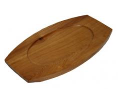 Holzuntersetzer für WAS 3521300 Gusseisen-Servierpfanne mit Serviergriff