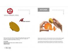e-my Gold Finger Peel Orangenschäler mit Ring