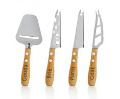 Boska Käseset Geneva, Set, 4-tlg, Messer, Hobel, Käsezubehör, Käsemesser, 358205