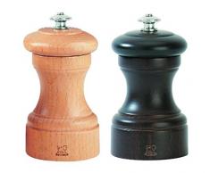 Peugeot 2/22594 Bistro Pfeffer-/Salzmühle Holz, 5 x 5 x 10 cm, natur