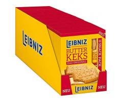 Leibniz Butterkeks Snack Pack — original Butterkeks in der Portionspackung für unterwegs — Kekse im Vorteilspack, einzeln verpackt — Butter-Gebäck in der Vorrats-Box (8 x 160 g)