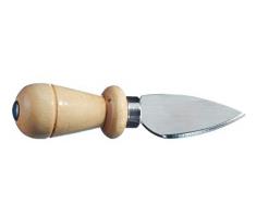 Caseificio Gennari Parmesanmesser mit rustikalem Holzgriff, ca. 6cm