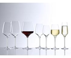 Stölzle Lausitz Burgunder Experience Rotweingläser, 695ml, 6er Set, spülmaschinenfest: Hochwertige Rotweinkelche aus edlem Glas, elegant und schlicht