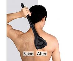 YLLN Rasierapparat Manueller Rückenrasierer Für Den Rücken Körperschneider Wasserdicht Schmerzloser Herren-Handrasierer Faltbarer Rückenrasierer Für Herren