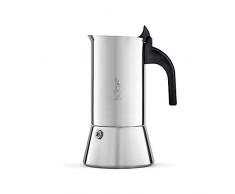 Bialetti Venus Espressokocher für induktion, Stahl, Silber, 10 Tassen