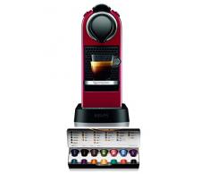 Krups Nespresso XN7415 New CitiZ Kaffeekapselmaschine (1260 Watt, 19 bar Pumpendruck, Wassertankkapazität: 1 Liter) Rot