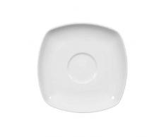 Seltmann Sketch Kaffee-/Tee-Untertasse, Eckig, Weiß, 14.5 cm, 6-teilig