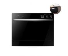 DWLXSH Appliance Edelstahl Große Geschirrspüler, Einbauschränke Arbeitsplatte Geschirrspüler, 6 Besteckgarnituren Stand-Geschirrspüler, schnelle Reinigung Einbau-Geschirrspüler for Küche