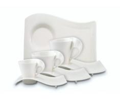 Villeroy & Boch NewWave Tasse, 200 ml, Premium Porzellan, Weiß