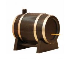 bestomz Weinfass Zahnstocher Halter Box Zahnstocher Container Zahnstocher Spender Küche Zubehör (zufällige Farbe)