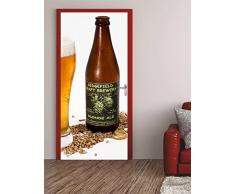 Türposter BIER 62x200cm Türfolie Türtapete Glas Brauerei Ale Blonde 542tp