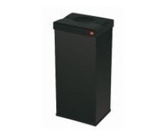 Hailo Big-Box 60 - Mülleimer - rechteckig - Schwingdeckel - 60 l - Edelstahl, Plastik