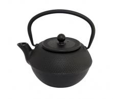 asiatische Teekanne Gusseisen Jang 1,1 ltr. schwarz Noppenstruktur