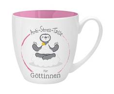 Gruss und Co 46266 Anti-Stress Tasse Göttin, 45 cl, Geschenk, Cappuccino-Tasse