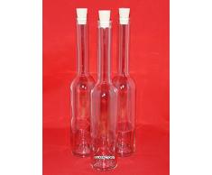 20 Leere Glasflaschen 100 ml OPI-SPI kleine Flaschen mit Verschluss Deckel Stopfen 0,1 Liter L Likörflaschen Schnapsflaschen Essigflaschen Saftflaschen Ölflaschen zum selbst befüllen von slkfactory