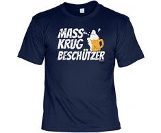 Lustige Sprüche Fun Wiesn T-Shirt - Mass-Krug Beschützer - fürs Oktoberfest