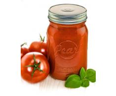 Pearl Mason Einmachglas, Vorratsgläser | 6er-Set | 500ml | inkl. CT Verschluss (Silber)