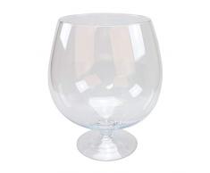 Glas Pokal Cognacglas/Bowleglas groß Höhe 38cm Ø 24cm. Dekoglas in XXL Form aus Klarglas von Glaskönig
