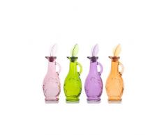 Herevin 250 cc geprägt Oil Ölspender Essigspender Ölbehälter Essigbehälter Glas