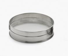 Weis Mehlsieb, Edelstahl, Silber, 25 x 25 x 8 cm